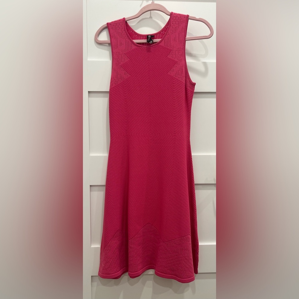 Yoana Baraschi One HOT PINK Fit and Flare Dress